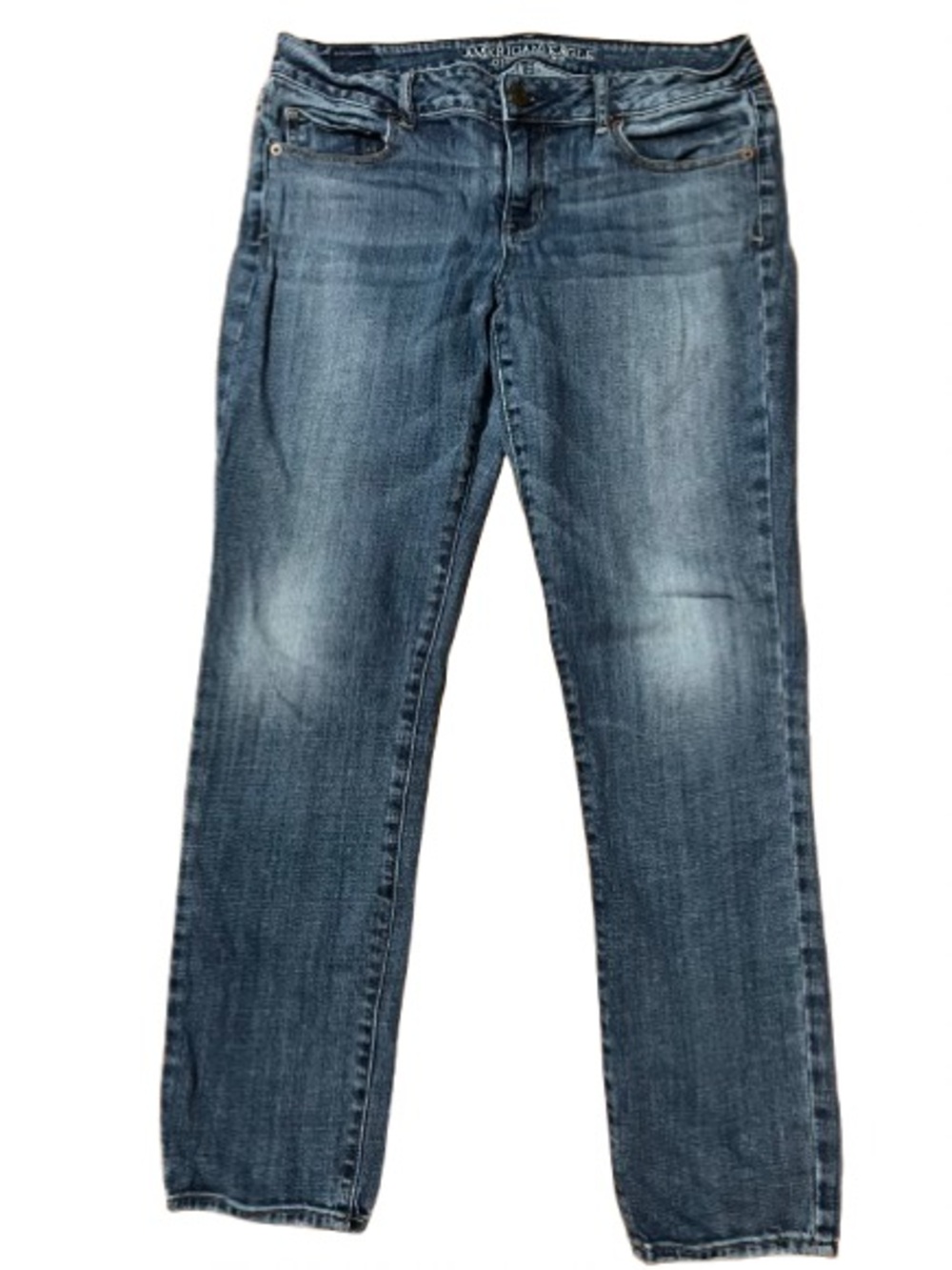 American Eagle Outfitters Skinny Stretch Blue Denim Jeans Size 10